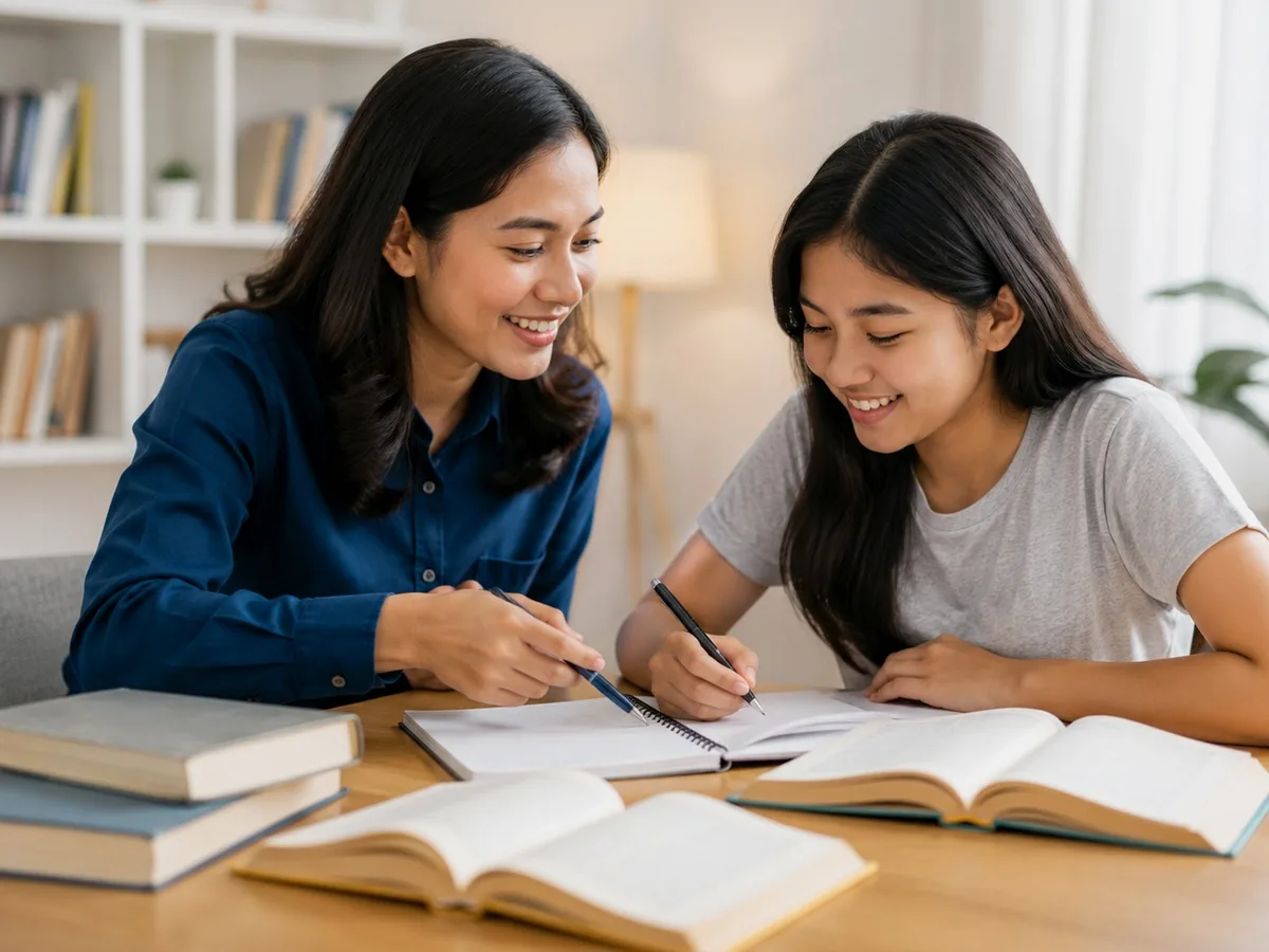 Kegiatan les privat Samarinda home visit satu guru satu siswa