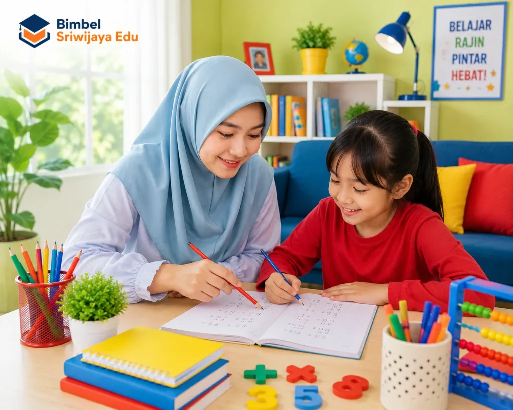 Guru Matematika ke rumah Padang - kegiatan belajar