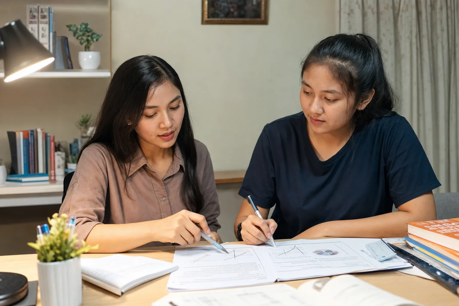 Kegiatan belajar privat SMA di Pontianak
